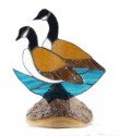 Geese on a Log